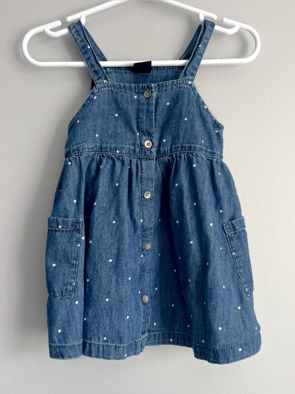 Gap Denim polka dot Dress - Girls 6-12 months